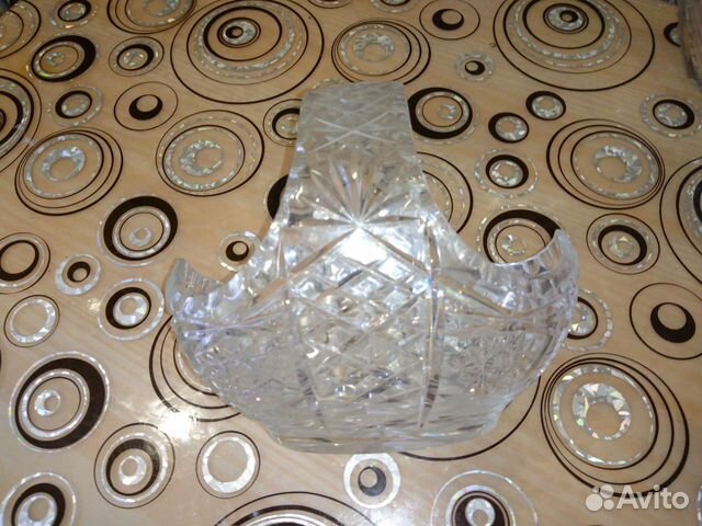 Конфетница хрусталь СССР