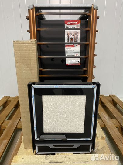 Печь банная Ермак 16 Сетка-Премиум Чугун