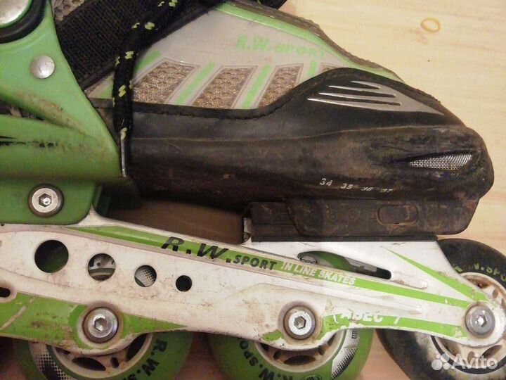 Роликовые коньки детские раздвижные