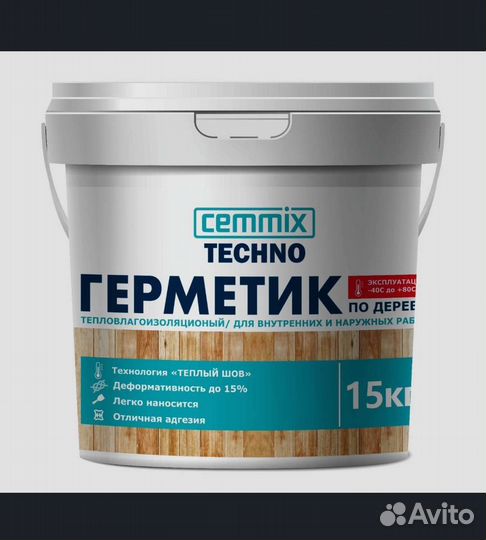 Герметик акриловый для дерева Теплый шов