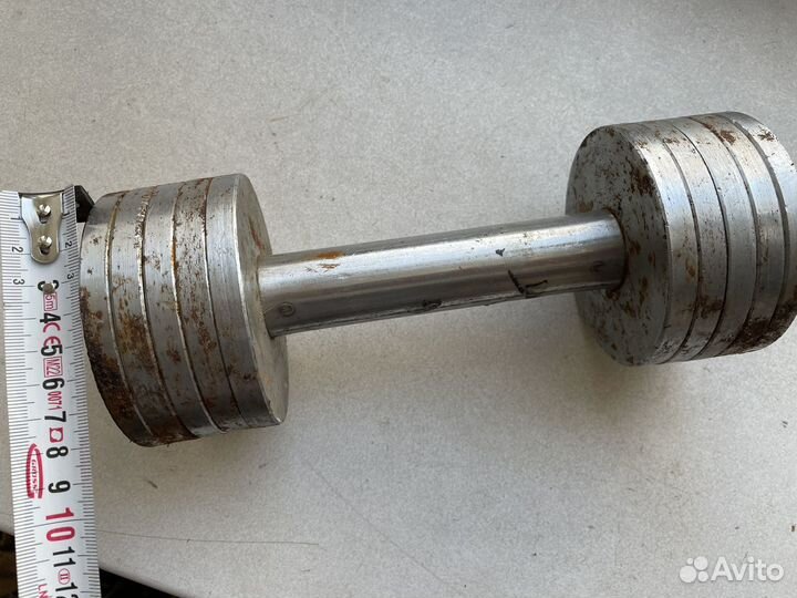 Гантель ретро