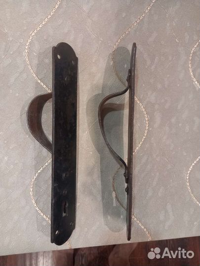 Ручка дверная кованная с клеймом