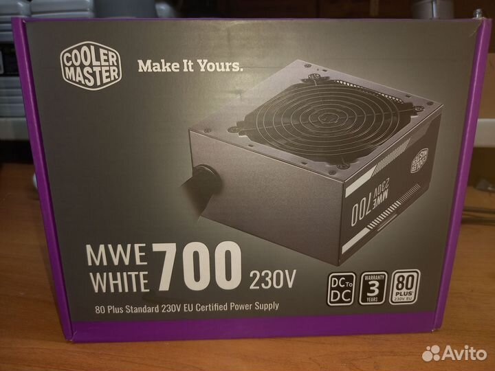 Блок питания cooler master MWE 700
