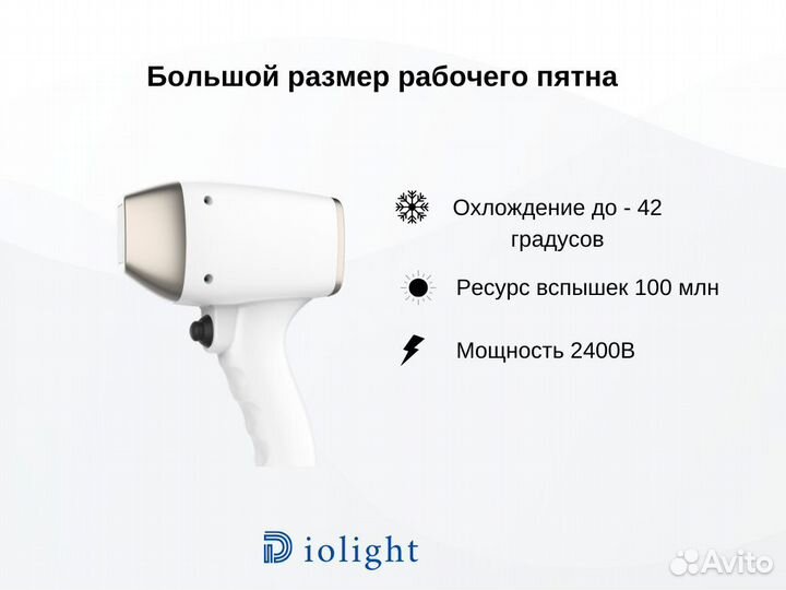 Диодный лазер для эпиляции diolight Ultra'Max 2024