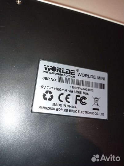Midi клавиатура Worlde mini