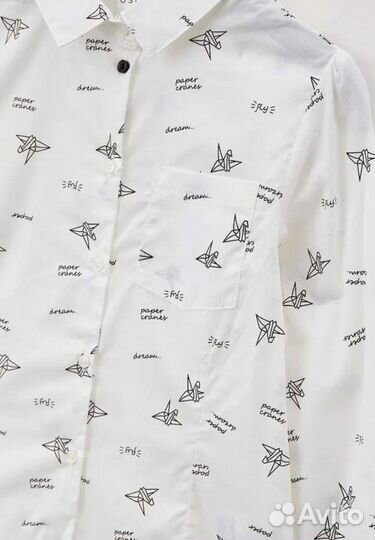 Рубашка школьная для девочек, р. 154