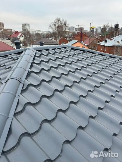 Металлочерепица для коттеджа