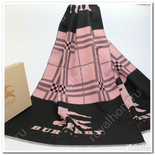 Палантин женский Burberry р.65x185 Кашемир
