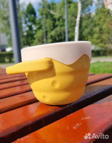 Снечница для детей силикон с крышкой