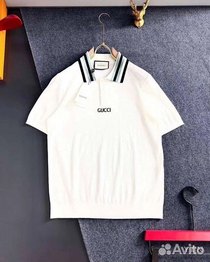 Футболка Поло Gucci Размеры 46-54