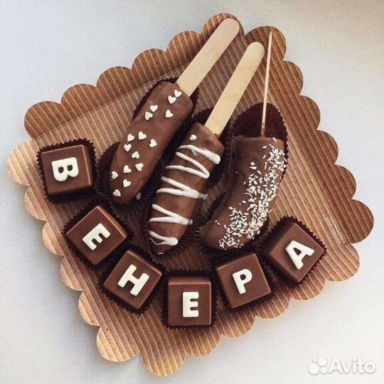 Банан финики в шоколаде