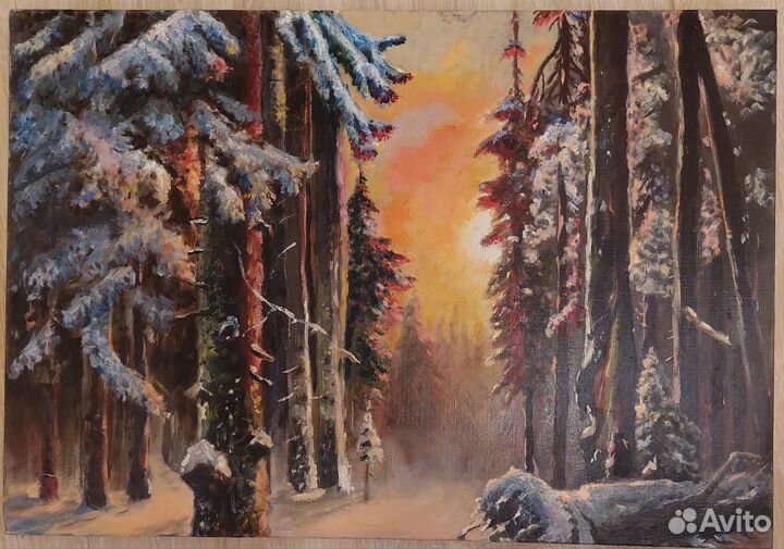 Картина масло холст