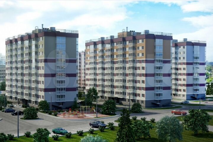 3-к. квартира, 73,5 м², 1/9 эт.