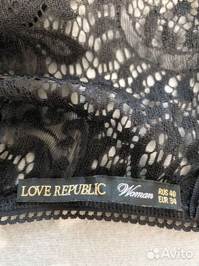 Платье love republic черное 40 xs