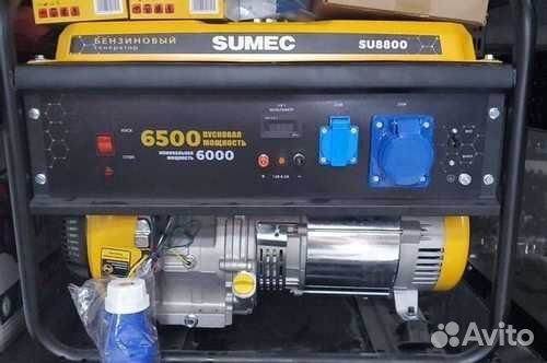 Генератор 6/6,5 кВт sumec SU8800