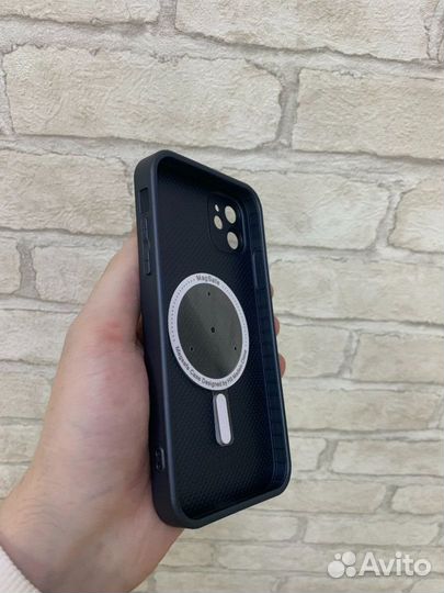 Чехол стеклянный Magsafe iPhone 11