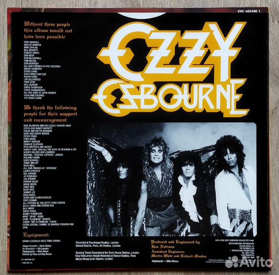 Винил Black Sabbath Ozzy Osbourne