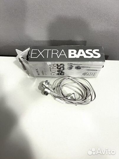 Наушники sony mdr-xb50ap extra bass белые