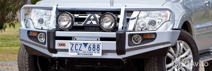 Силовой бампер на Mitsubishi Pajero Sport 2