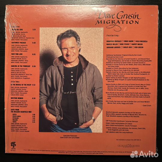 Dave Grusin – Migration (Швейцария 1989г.)
