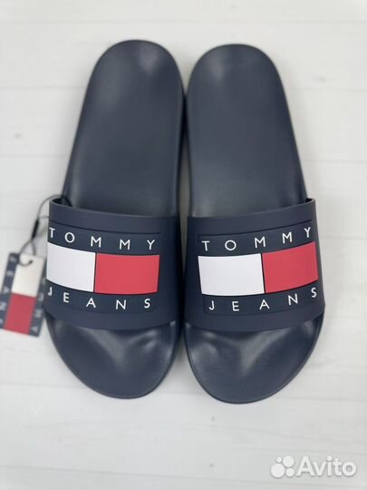 Шлепанцы мужские tommy hilfiger 43,45 оригинал