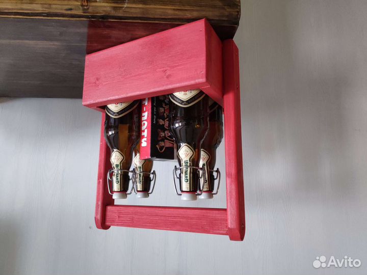 Ящик деревянный с ручкой / короб для подарка