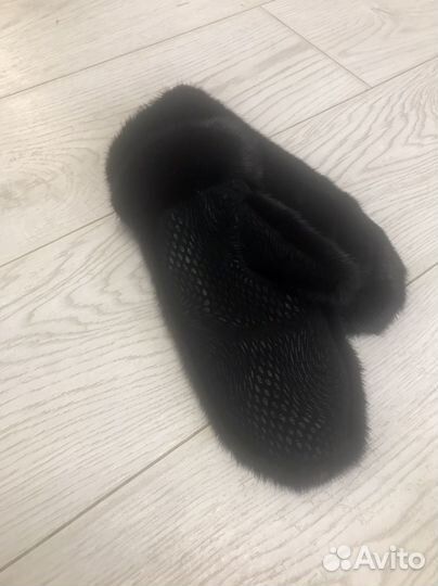 Варежки из норки