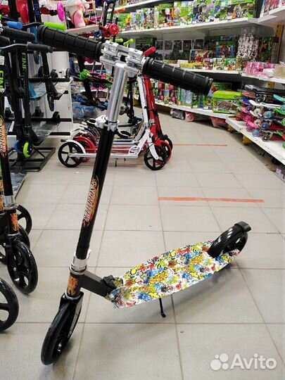 Складной 2-колесный самокат