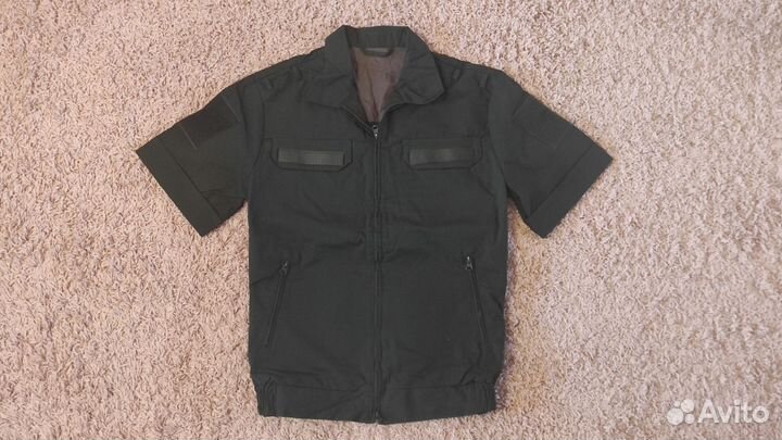 Офисная военная форма зеленая с коротким рукавом