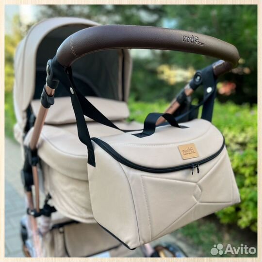 Детская коляска Aimile Original в экокоже