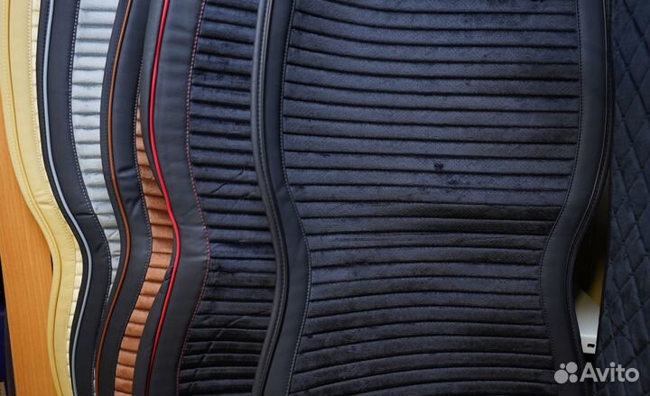 Накидка на сиденье вельвет (универсальные) 2 шт