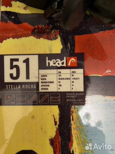 Сноуборд Head и ботинки