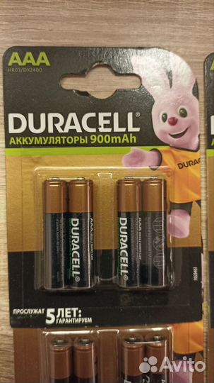 Аккумуляторы Duracell AA,Duracell AAA