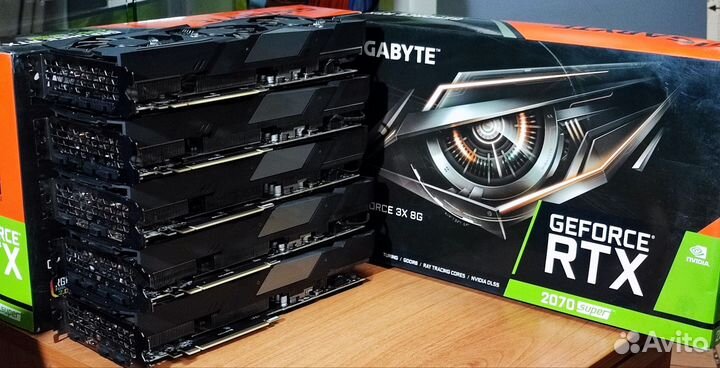 Видеокарта RTX 2070 super 8gb Gigabyte windforce3x