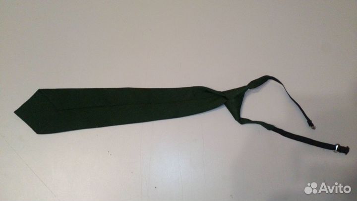 Галстук офицерский военный зеленый