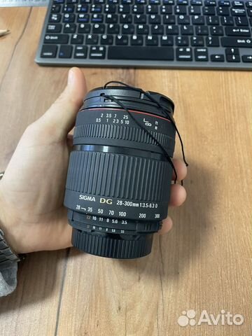 Объектив sigma DG 28-300 mm 1:3.5-6.3 0 Nikon