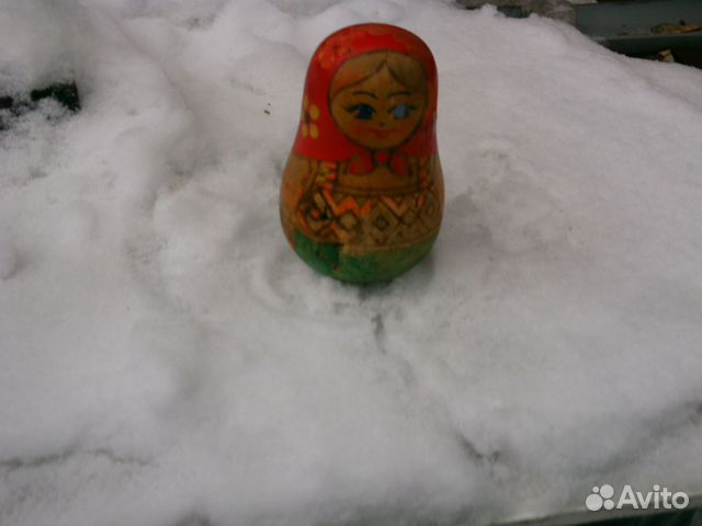 Матрешка-неваляшка музыкальная СССР