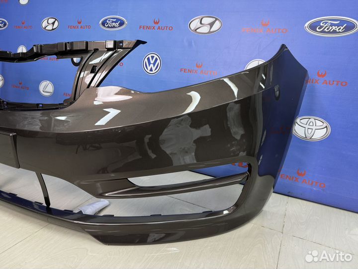 Бампер передний Kia Rio 3 с 15-17 г. Коричневый