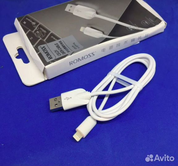 Кабель 105 см Lightning - USB Romoss