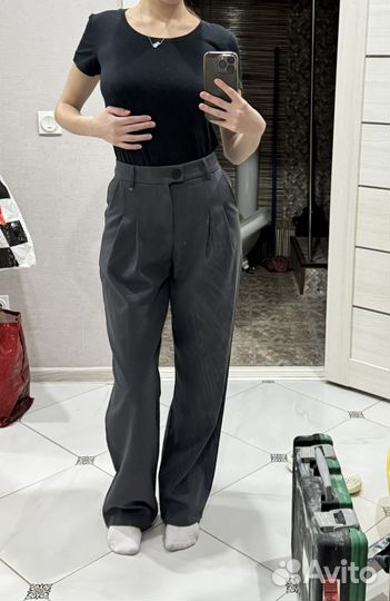Брюки серые женские