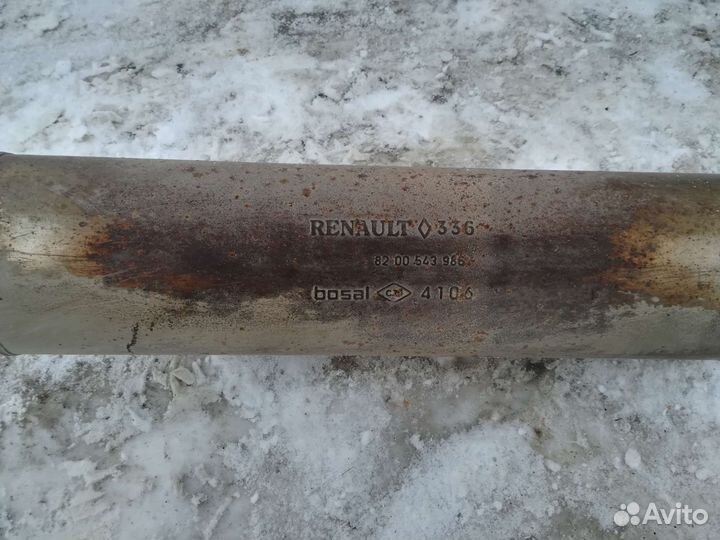 Выхлопная система Renault Megane 2
