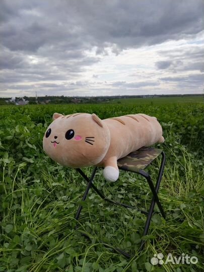 Мягкая-игрушка-Подушка-кот батон90см, антистресс