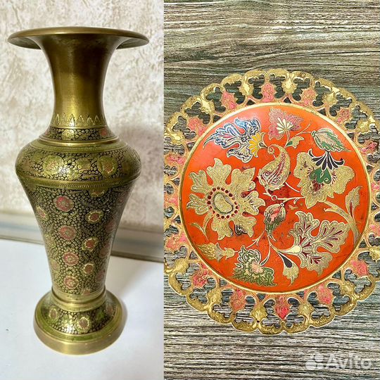 Вазочки латунные, Индия