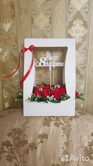 Букет из мыльных цветов