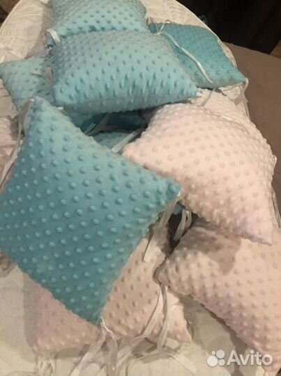 Подушки бортики для кроватки