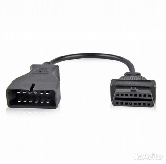 Переходник GM12 12pin - OBD2 16pin для ваз daewoo