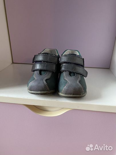 Ботиночки на первый шаг весна осень кожа