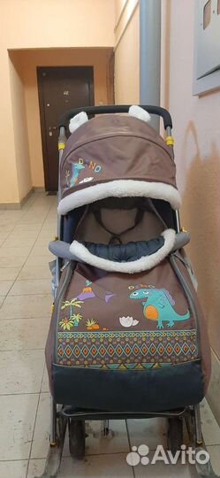 Детские санки коляска бу