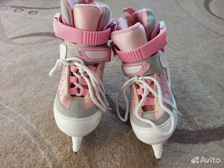 Коньки детские раздвижные 30- 33 р