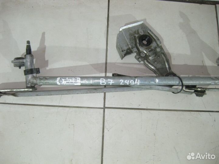 Трапеция мотор стеклоочистителя рено, фольксваген